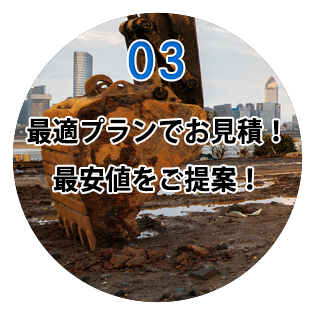 最適プランでお見積もり!最安値をご案内!